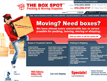 Tablet Screenshot of boxspot.com